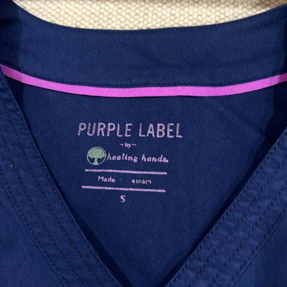 Scrubs by purple label by healing hands size S - Picture 3 of 9